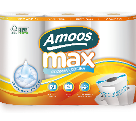 Navigator lança Amoos Max e otimiza a  experiência do papel de cozinha